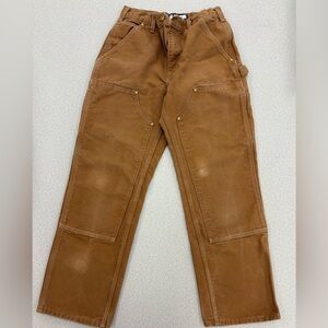 Carhartt B01 BRN Double Knee  Loose Fit Work Pants Size...30x 30